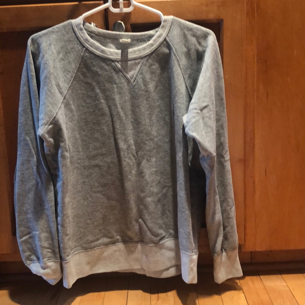 J. Crew gray long sleeve crew neck sweatshirt